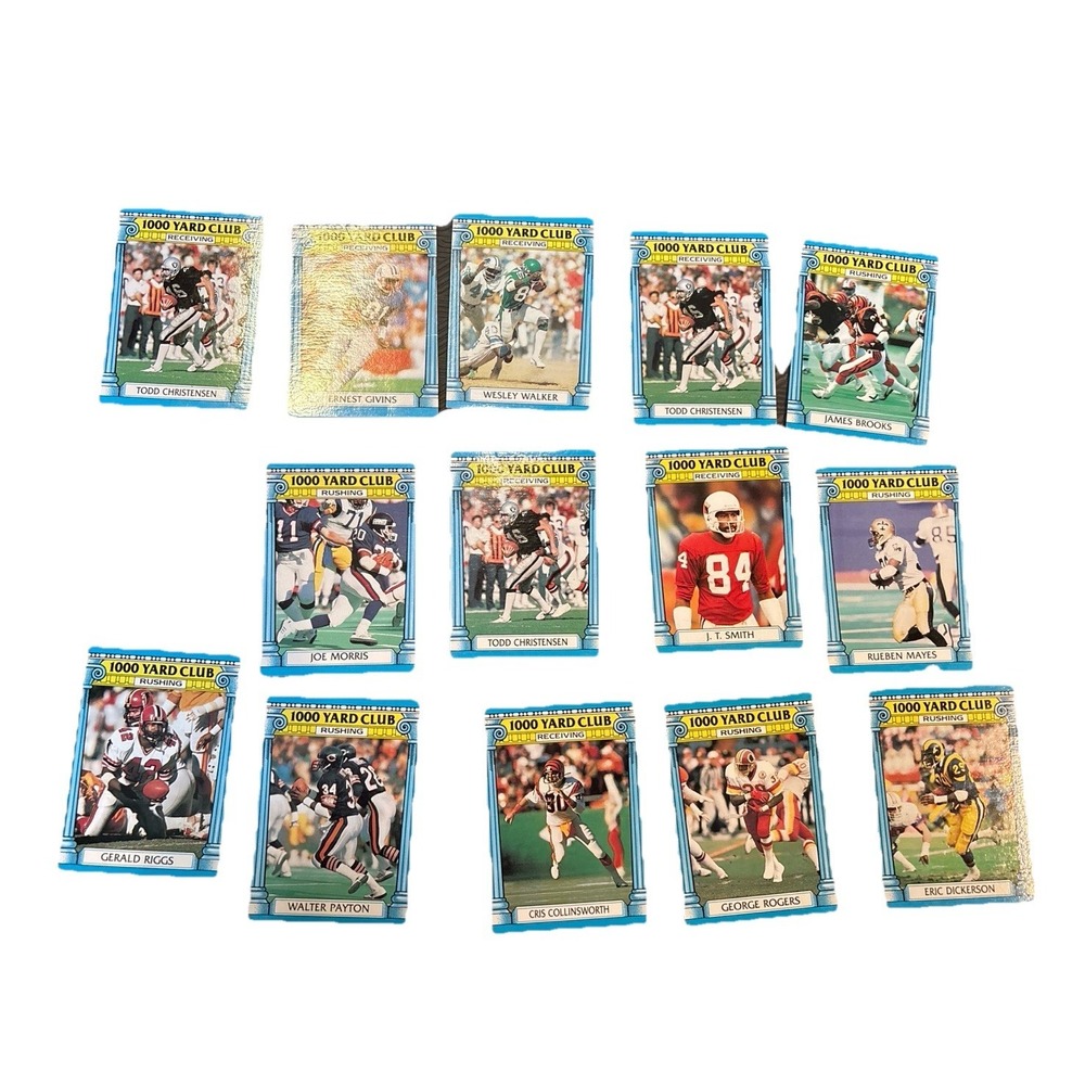 NFL Football Card Lot 1000‎ Yard Club Walter Payton + Stars